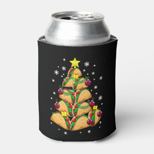 Weihnachts-Taco-Baumschmuck Schnee Urlaub Xmas Dosenkühler