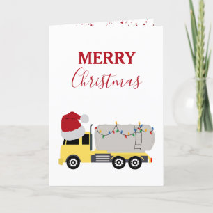 Weihnachts-Tanker LKW Feiertagskarte