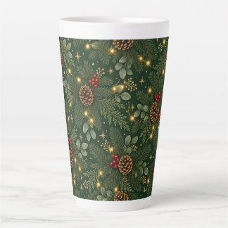 Weihnachts-Tannenzapfen Milchtasse