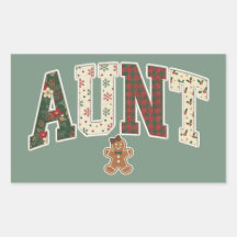 Weihnachts-Tante Faux-Patchwork-Muster II