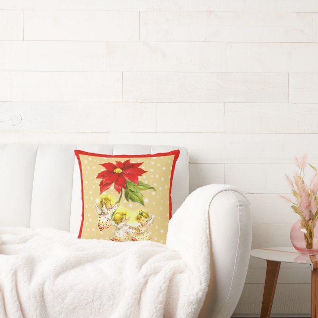 Weihnachts-Tanz Baby Angels Kissen (Liege)