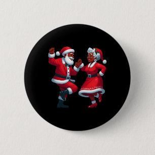 Weihnachts-Tanz Schwarzen Amerikaner Santa Mrs. Button
