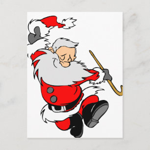 Weihnachts tanzen feiertagspostkarte