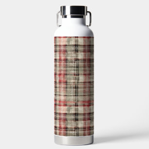 Weihnachts-Tartan-Blumendesign-Serie #2 Trinkflasche
