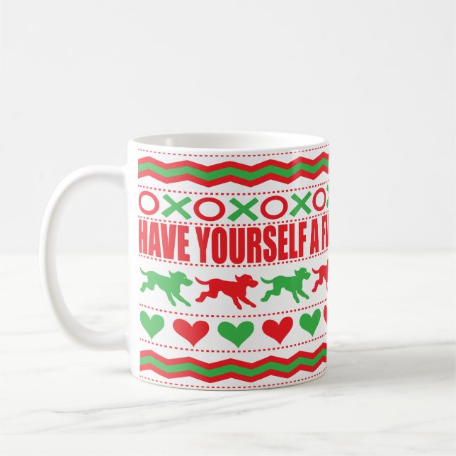Weihnachts-Tasse 11 oz. "Best Dog Christmas Tasse" Tasse (Links)