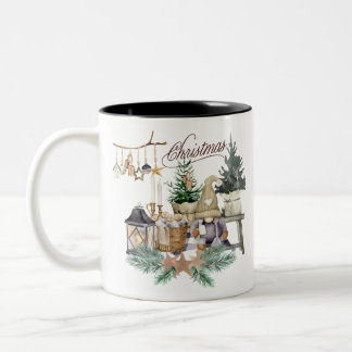 Weihnachts-Tasse #58.11oz Zweifarbige Tasse