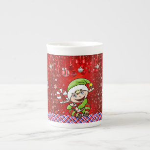 Weihnachts-Tasse, Elf Prozellantasse