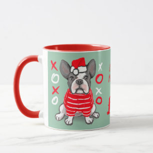 Weihnachts-Tasse Französischer Bulldogspass indivi Tasse