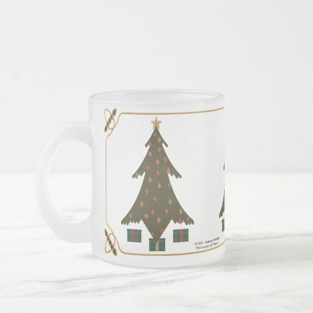 Weihnachts-Tasse gestoppt Mattglastasse (Links)