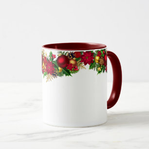 Weihnachts-Tasse-Holiday Garland Tasse