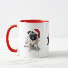 Weihnachts-Tasse im Mops Tasse