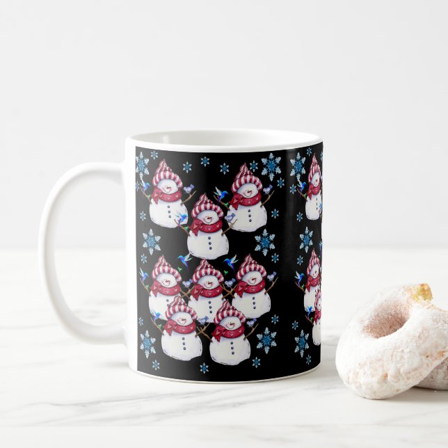 Weihnachts-Tasse Kaffeetasse (Mit Donut)