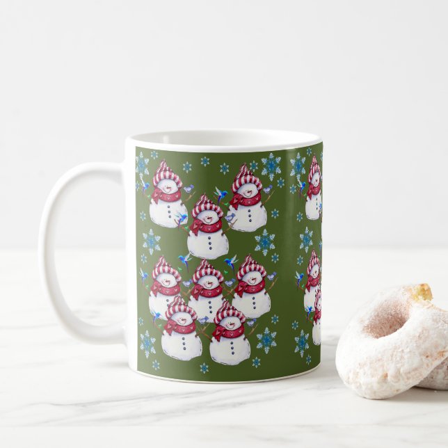 Weihnachts-Tasse Kaffeetasse (Mit Donut)