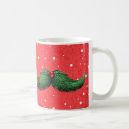 Weihnachts-Tasse mit Mustache und frohe Weihnachte Tasse