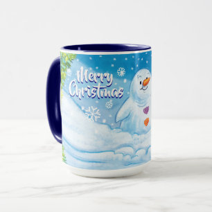 Weihnachts-Tasse, PingPing Pinguin & Snowman. Tasse
