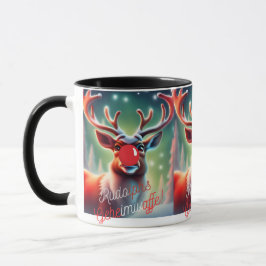 Weihnachts-Tasse - Reeindeer Rudolph- Tasse