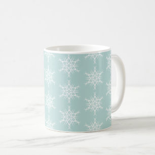 Weihnachts-Tasse-Schneeflocken Kaffeetasse