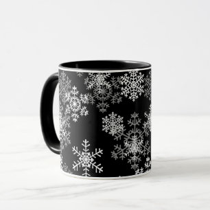 Weihnachts-Tasse-Schneeflocken Tasse