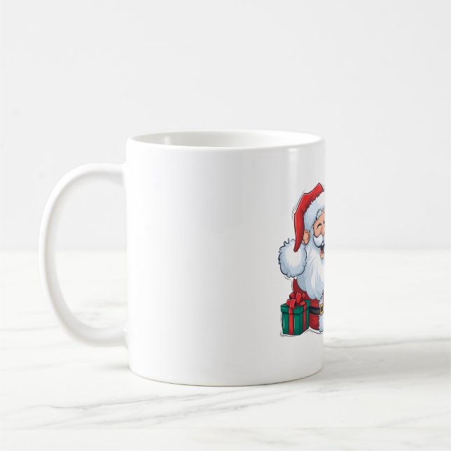Weihnachts-Tasse-Set von 4, Weihnachts-Kaffee-Umar Kaffeetasse (Links)
