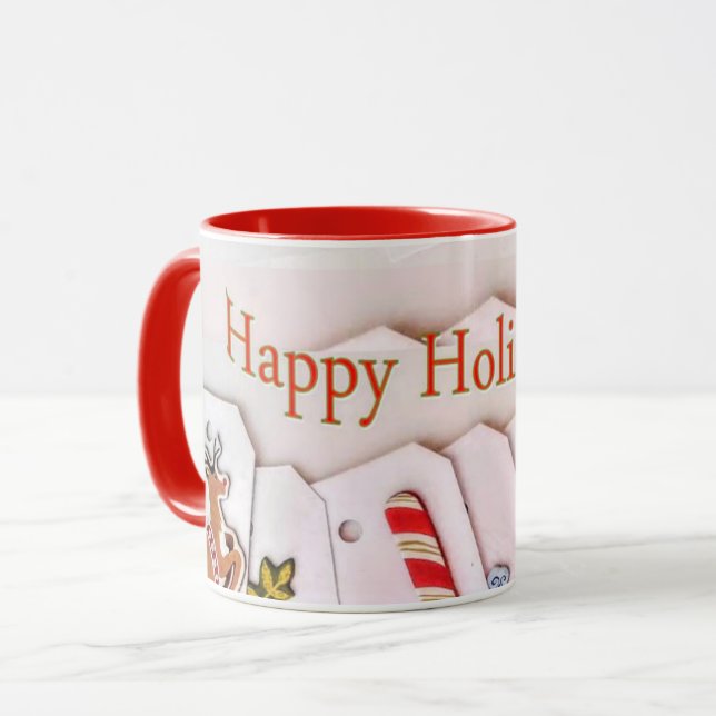 Weihnachts-Tasse Tasse (Vorderseite Links)