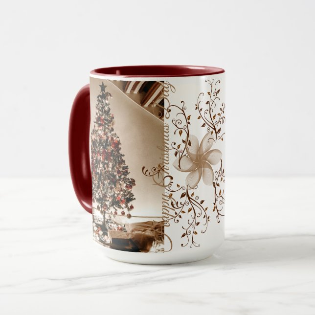 Weihnachts-Tasse Tasse (Vorderseite Links)