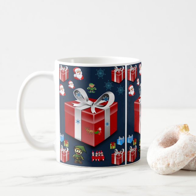 Weihnachts-Tasse Tasse (Mit Donut)
