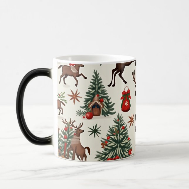 Weihnachts-Tasse Verwandlungstasse (Links)