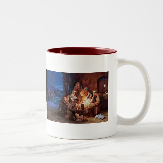 Weihnachts-Tasse Zweifarbige Tasse (Rechts)