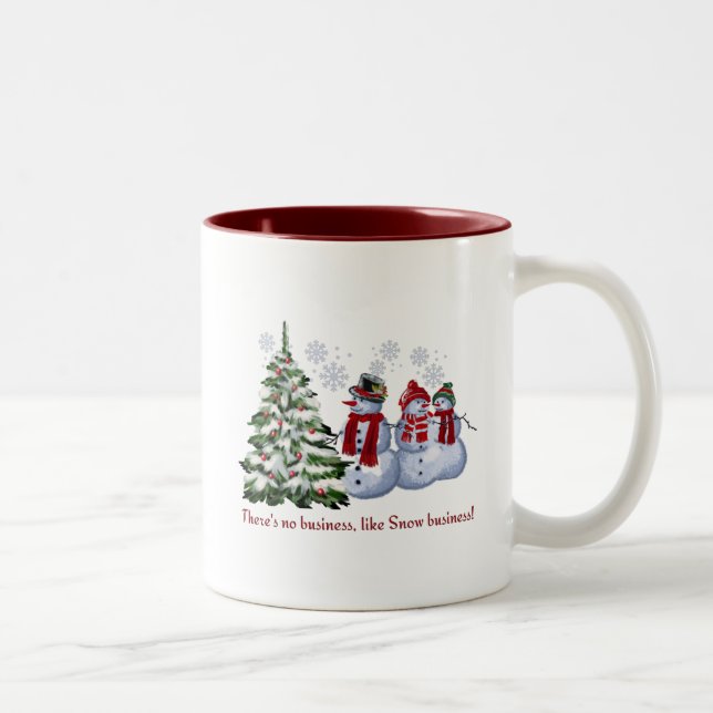 Weihnachts-Tasse Zweifarbige Tasse (Rechts)