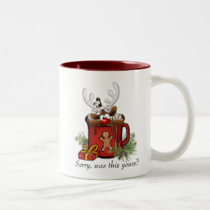 Weihnachts-Tasse Zweifarbige Tasse