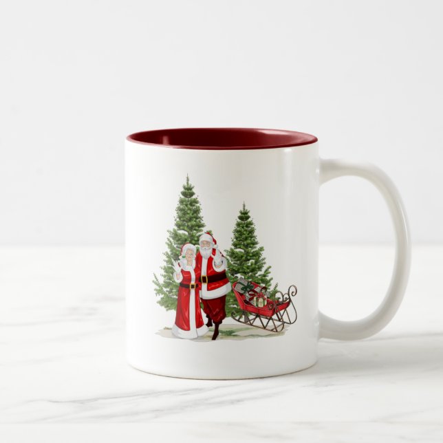 Weihnachts-Tasse Zweifarbige Tasse (Rechts)