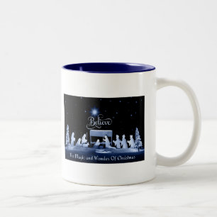 Weihnachts-Tasse Zweifarbige Tasse