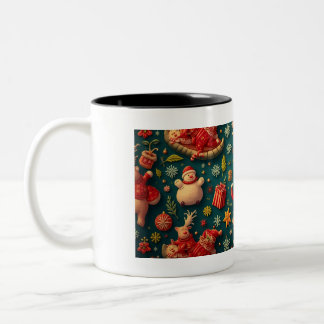 Weihnachts-Tasse Zweifarbige Tasse
