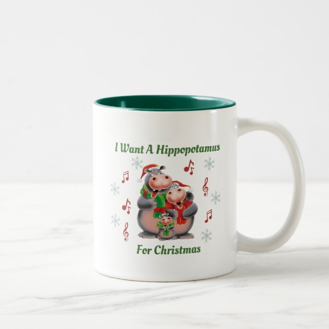 Weihnachts-Tasse Zweifarbige Tasse (Rechts)