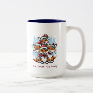 Weihnachts-Tasse Zweifarbige Tasse