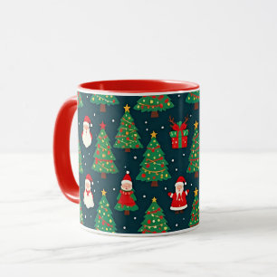 Weihnachts-Tassen-Muster Tasse