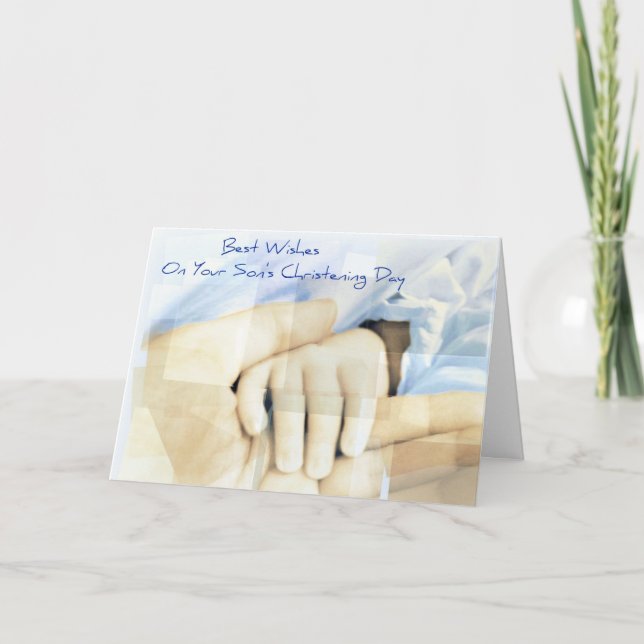 Weihnachts-/Tauferkarten Feiertagskarte (Vorderseite)