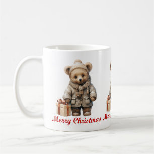 Weihnachts-Teddy-Bären-Tasse Kaffeetasse