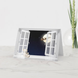 Weihnachts-Teddybär Feiertagskarte