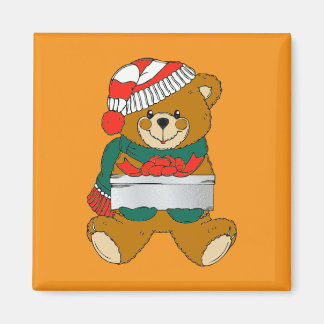 Weihnachts-Teddybär Magnet
