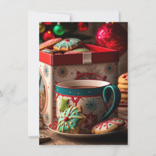 Weihnachts-Tee-Party im Oma-Haus Einladung