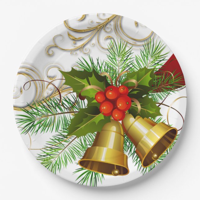 Weihnachts-Teller Pappteller (Vorderseite)