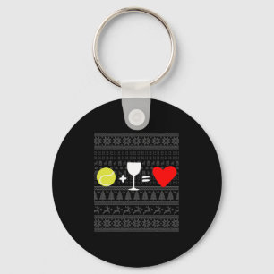 Weihnachts-Tennis 16 Schlüsselanhänger