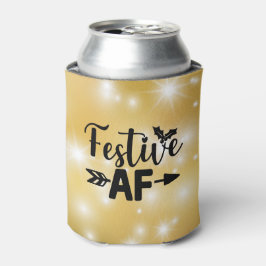 Weihnachts Thema "Festive AF" kann kühler Dosenkühler
