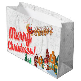 Weihnachts-Thema Geschenktaschen von Kriyas Collec Große Geschenktüte