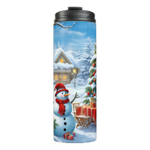 Weihnachts-Thermal-Tasse Thermosbecher
