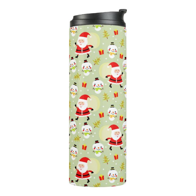 Weihnachts-Thermal-Tumbler Thermosbecher (Nach links gedreht)