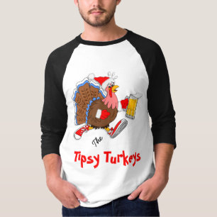 Weihnachts-Tipsy Türkei (Bier) - Nachlauf T-Shirt