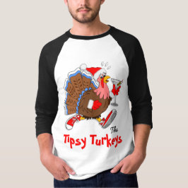 Weihnachts-Tipsy Türkei (Martini) - Nachlauf T-Shirt