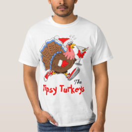 Weihnachts Tipsy Türkei (Martini) T-Shirt